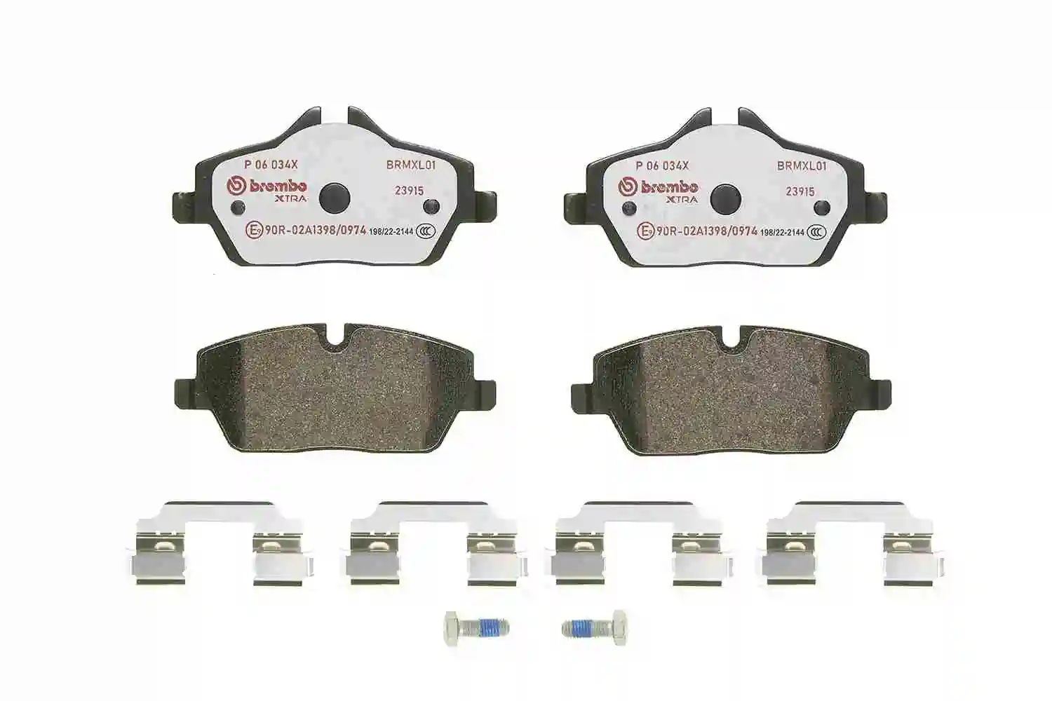 P06034X Brembo Передні гальмівні колодки