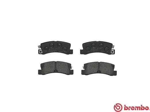 P83015 Brembo Колодки гальмівні задні, дискові