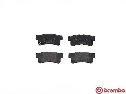 P15009 Brembo Колодки гальмівні задні, дискові