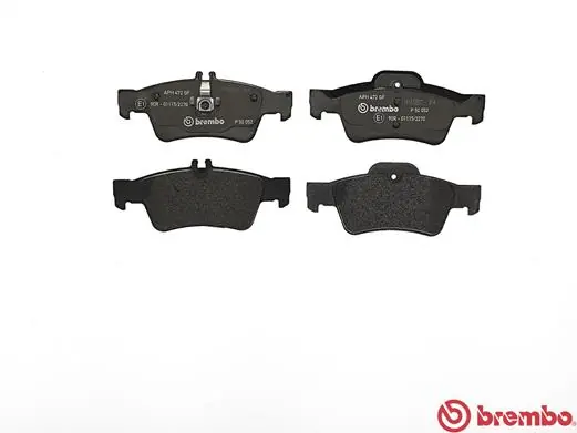 P50052 Brembo Колодки гальмівні задні, дискові