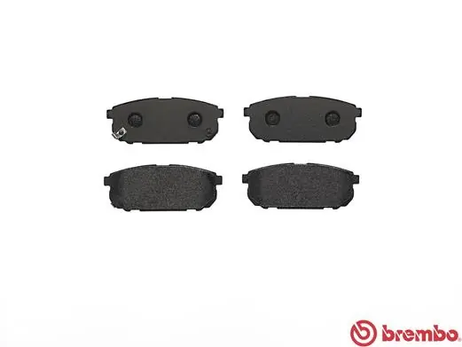 P30023 Brembo Колодки гальмівні задні, дискові