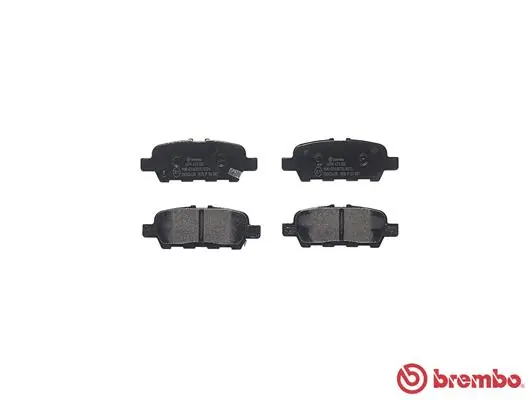 P56087 Brembo Колодки гальмівні задні, дискові