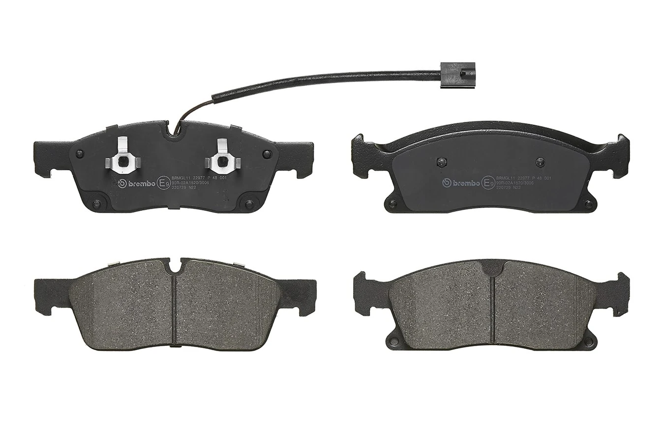 P48001 Brembo Передні гальмівні колодки