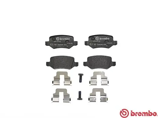 P50090 Brembo Колодки гальмівні задні, дискові
