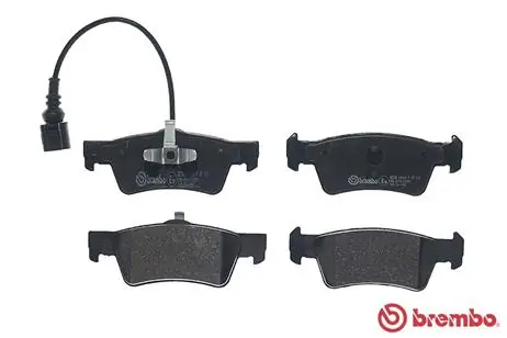 P85163 Brembo Колодки гальмівні задні, дискові