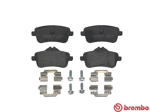 P50100 Brembo Колодки гальмівні задні, дискові