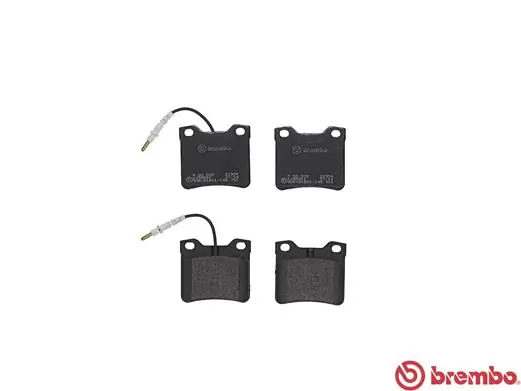 P50030 Brembo Колодки гальмівні задні, дискові