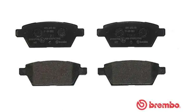 P49051 Brembo Колодки гальмівні задні, дискові