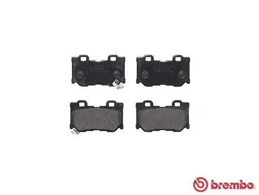 P56095 Brembo Колодки гальмівні задні, дискові
