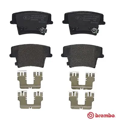 P11040 Brembo Колодки гальмівні задні, дискові