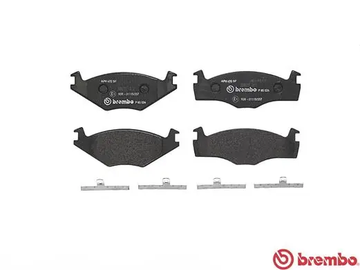 P85024 Brembo Передні гальмівні колодки