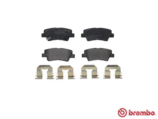 P30067 Brembo Колодки гальмівні задні, дискові