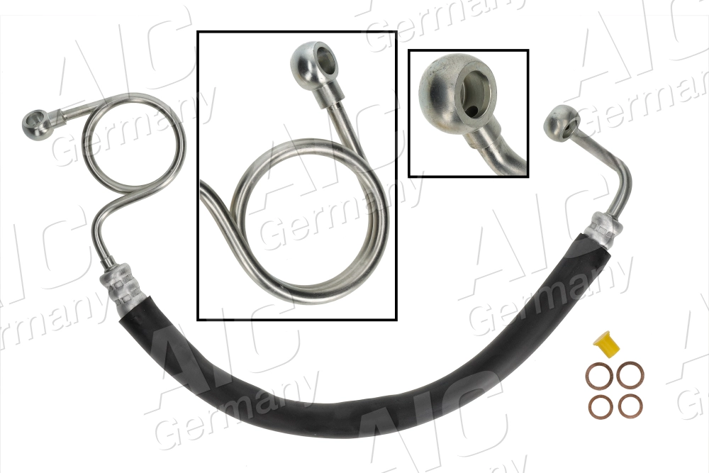 Трубка високого тиску ГПК на Audi 90 B3 89, 89Q, 8A