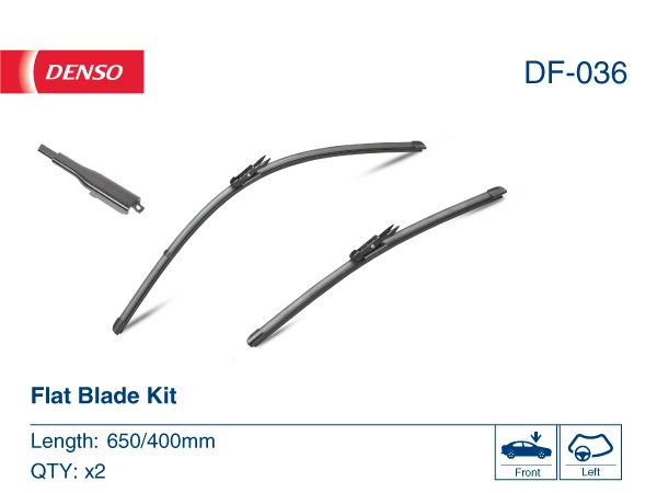 Щітка-двірник лобового скла, комплект з 2-х шт. Denso DF036 ціна, від 28.87 USD