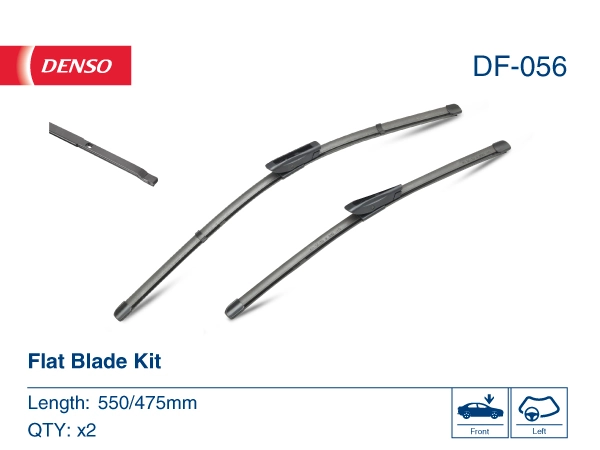 Щітка-двірник лобового скла, комплект з 2-х шт. Denso DF056 ціна, від 23.46 USD