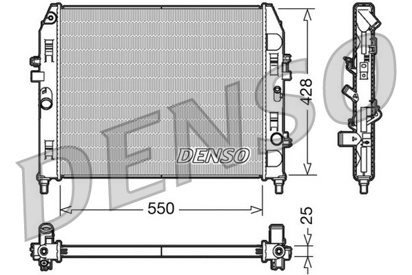 Радіатор основний Polcar 4526081K ціна, від 176.21 USD