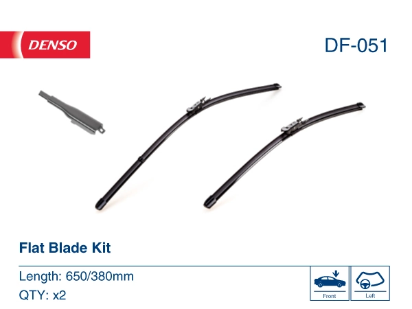 Щітка-двірник лобового скла, комплект з 2-х шт. Denso DF051 ціна, від 18.80 USD