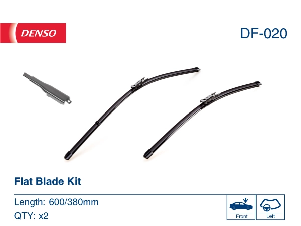 Щітка-двірник лобового скла, комплект з 2-х шт. Denso DF020 ціна, від 28.96 USD