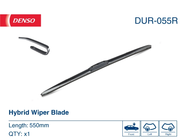 DUR055R Denso Щітка двірника ліва