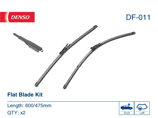 Щітка-двірник лобового скла, комплект з 2-х шт. Denso DF011 ціна, від 27.46 USD