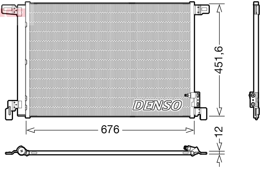 DCN02008 Denso Конденсатор