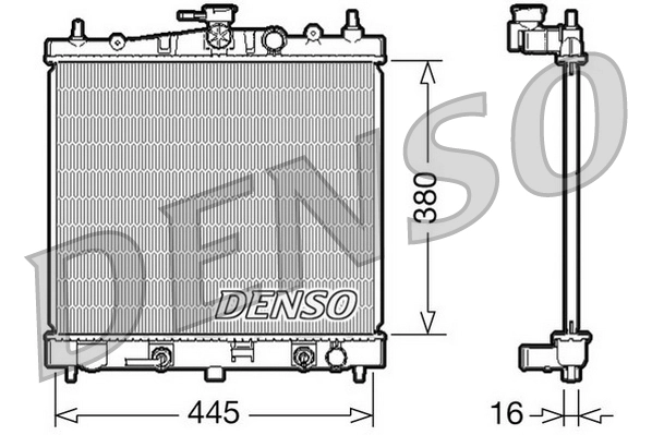 214603U500 Nissan/Infiniti Радіатор охолодження двигуна