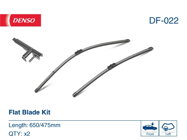 Щітка-двірник лобового скла, комплект з 2-х шт. Denso DF022 ціна, від 27.40 USD