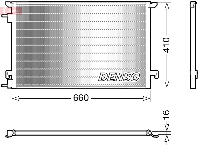 DCN20045 Denso Конденсатор