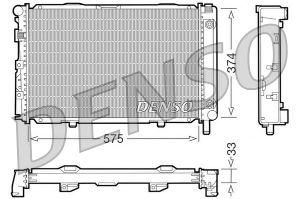 Радіатор основний Mercedes A2015005103 ціна, від 126.54 USD