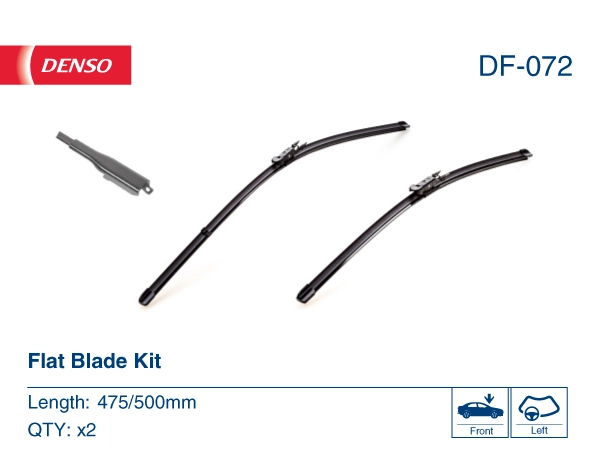 Щітка-двірник лобового скла, комплект з 2-х шт. Denso DF072 ціна, від 24.75 USD