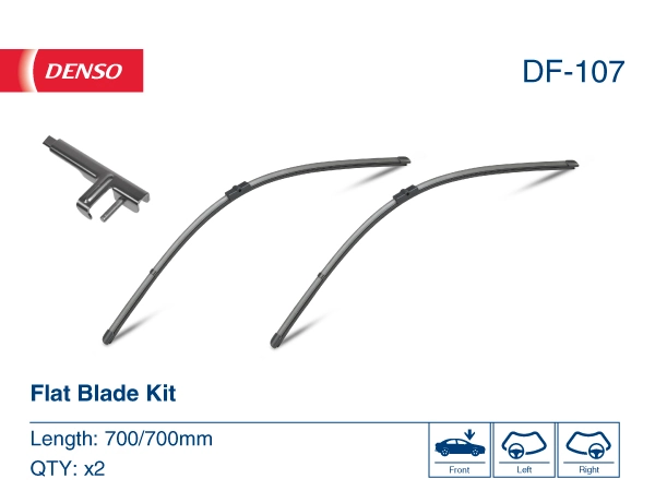 DF107 Denso Щітка двірника ліва