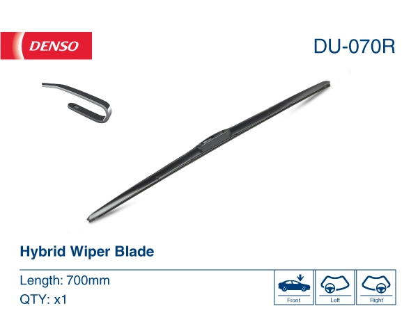 DU070R Denso Щітка склоочисника лобового скла, водійська