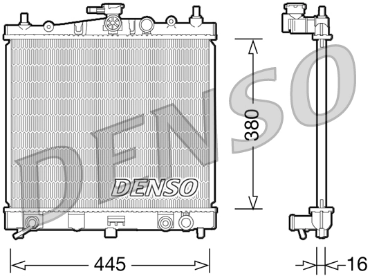  Радіатор Nissan Note 