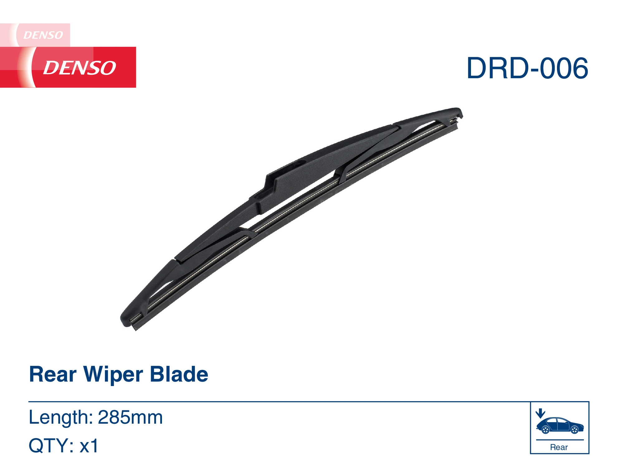 DRD006 Denso Щітка склоочисника задня