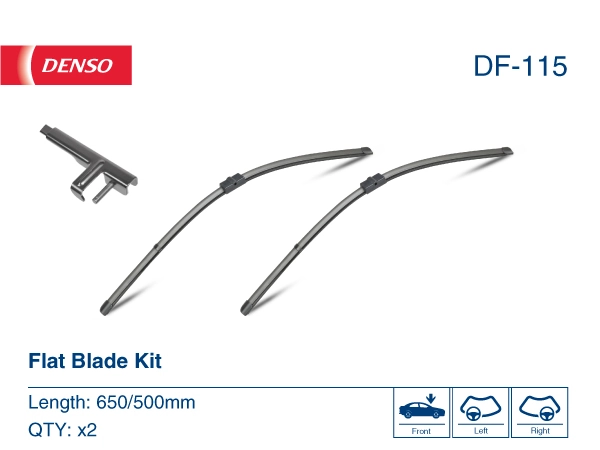 Щітка-двірник лобового скла, комплект з 2-х шт. Denso DF115 ціна, від 37.42 USD