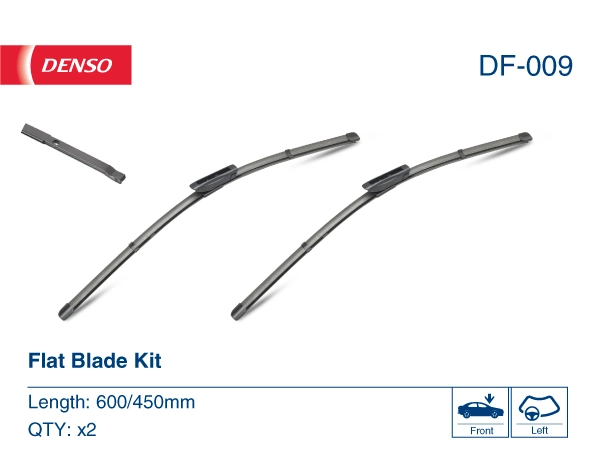 Щітка-двірник лобового скла, комплект з 2-х шт. Denso DF009 ціна, від 27.38 USD