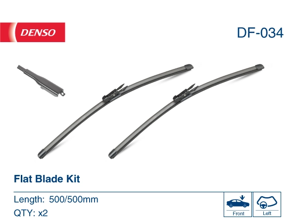Щітка-двірник лобового скла, комплект з 2-х шт. Denso DF034 ціна, від 23.69 USD