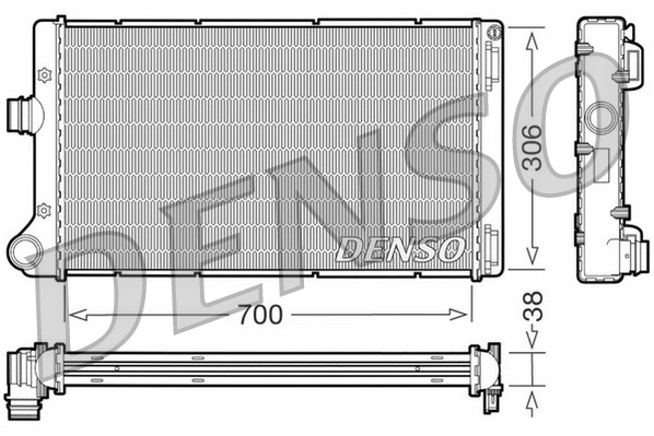 Радіатор 302208A5 Polcar