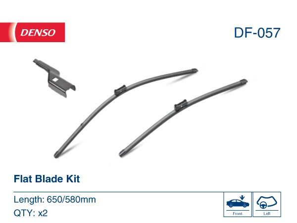 Щітка-двірник лобового скла, комплект з 2-х шт. Denso DF057 ціна, від 35.32 USD