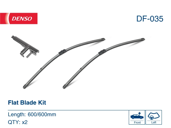 Щітка-двірник лобового скла, комплект з 2-х шт. Denso DF035 ціна, від 21.99 USD