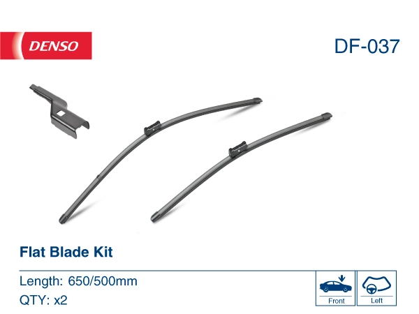 Щітка-двірник лобового скла, комплект з 2-х шт. Denso DF037 ціна, від 33.29 USD