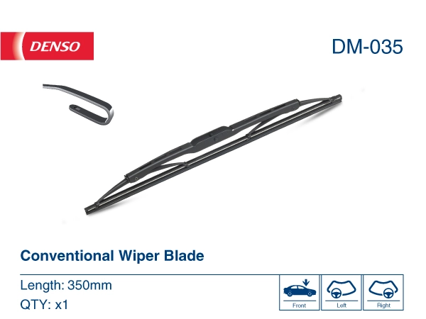 Щітка склоочисника заднього скла Denso DM035 ціна, від 6.11 USD