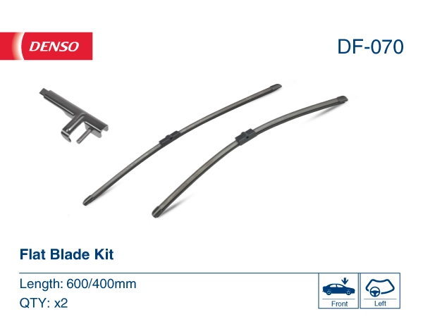 Щітка-двірник лобового скла, комплект з 2-х шт. Denso DF070 ціна, від 24.78 USD