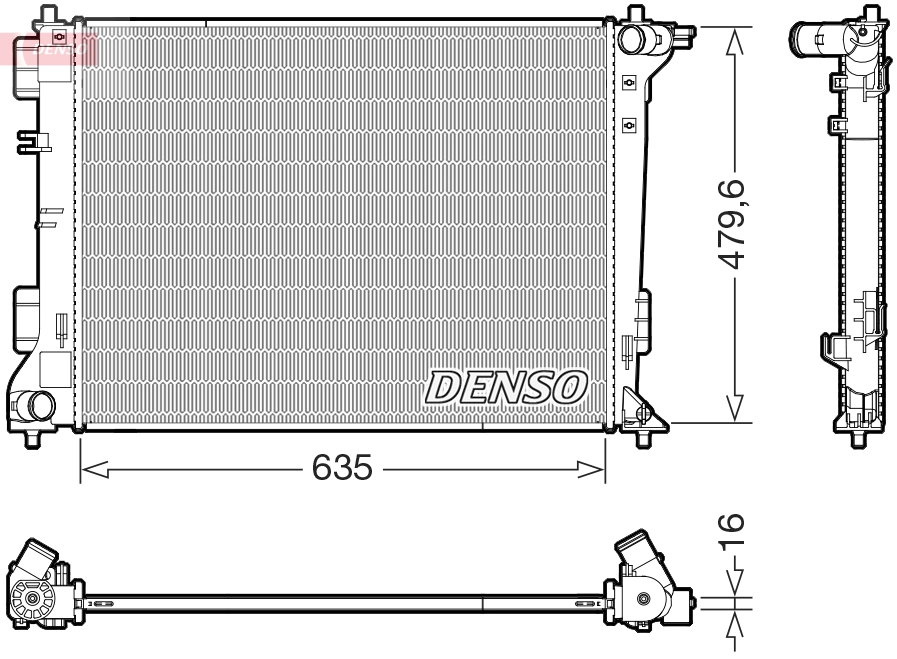 Радіатор 41X1086 Polcar