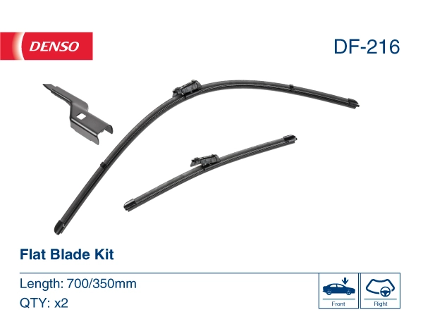 DF216 Denso Щітка склоочисника лобового скла, водійська