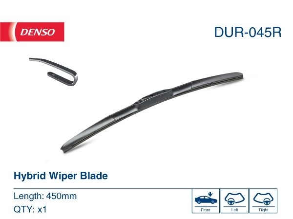 DUR045R Denso Щітка склоочисника лобового скла, пасажирська