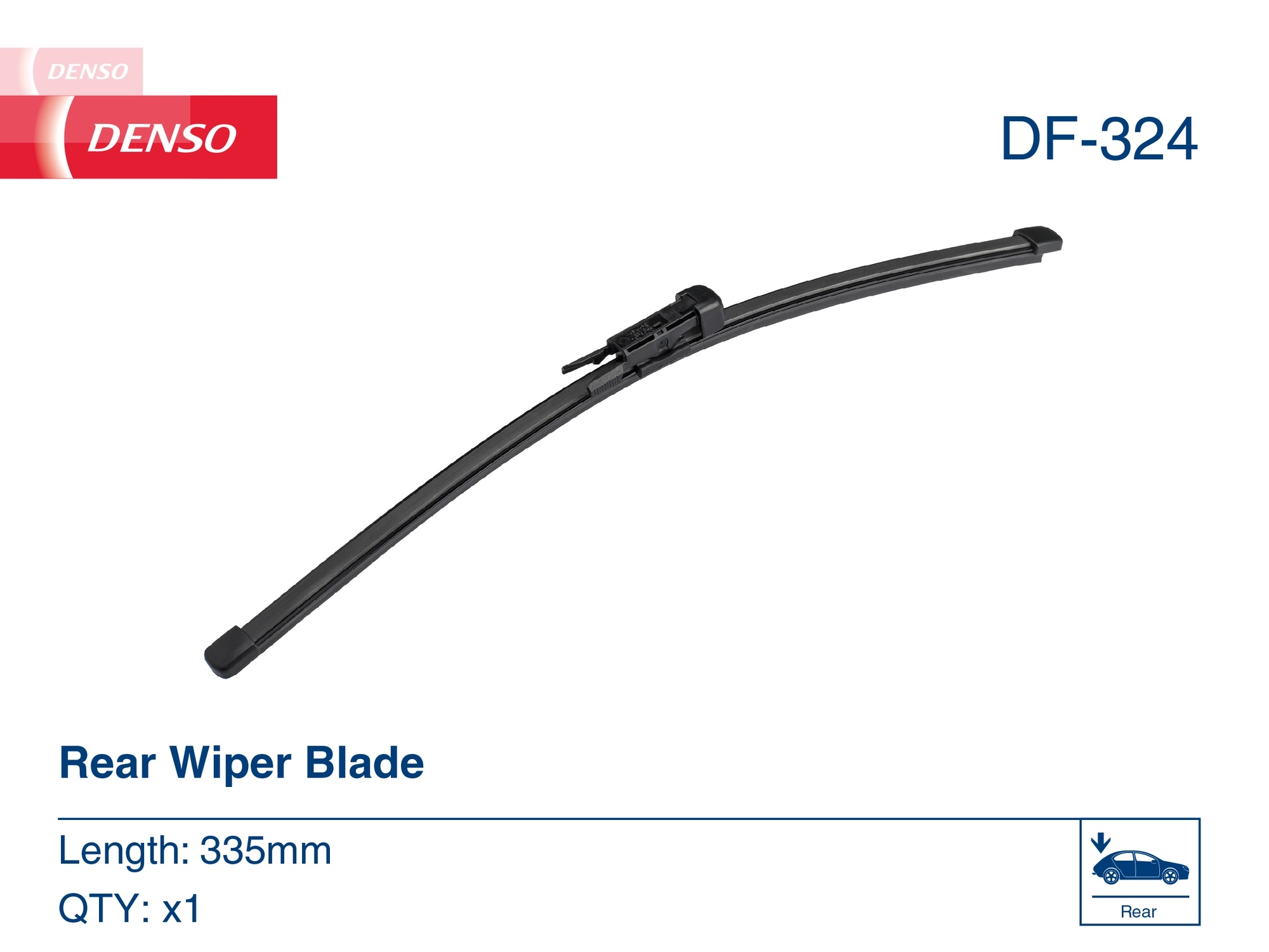 DF324 Denso Щітка склоочисника задня