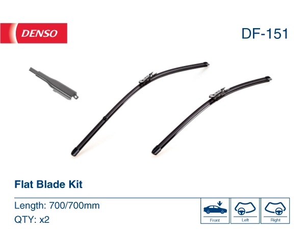 Щітка-двірник лобового скла, комплект з 2-х шт. Denso DF151 ціна, від 32.23 USD