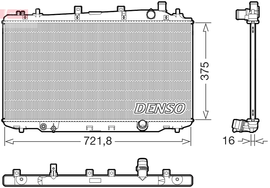 Радіатор 38L3081K Polcar
