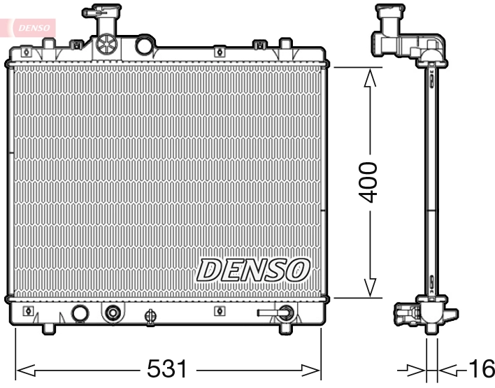 7415084 Polcar Радіатор охолодження двигуна